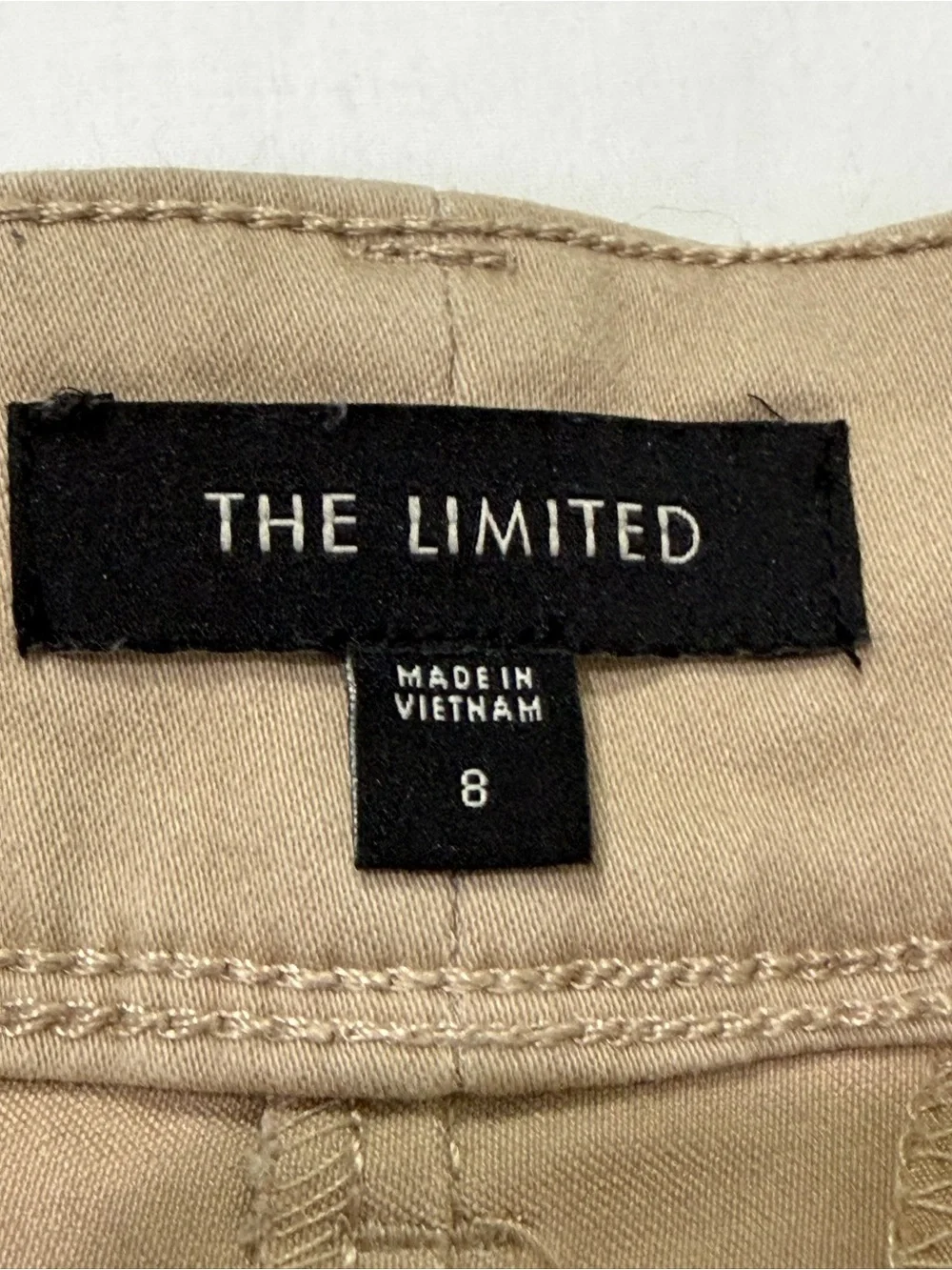 The Limited Tailored Khaki Shorts Size 8